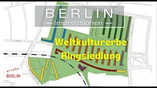 4K Großsiedlung Siemensstadt  die Ringsiedlung  Weltkulturerbe der UNESCO seit 2008 [upl. by Alvord]