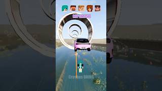 Help Me Get My Crush Attention In A Car Jump Challenge 🚗 😎 shorts beamngdrive shortsfeed [upl. by Puto]