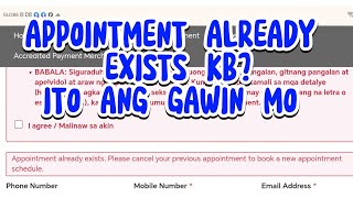 Appointment Already Exists ito ang solution dyn [upl. by Nothsa]