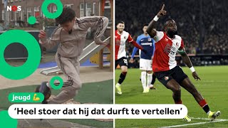 Valentino stottert en is blij met video van voetballer Geertruida [upl. by Garling998]