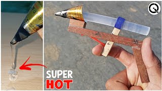 How To Make Mini Glue Gun At Home  DIY Hot Glue Gun [upl. by Marta783]