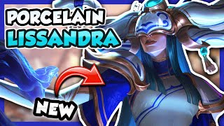 Porcelain Lissandra first impressionsopinions  NEW LISS SKIN  League of Legends PBE Gameplay [upl. by Pearlman]