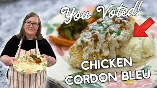 Easy Chicken Cordon Bleu Recipe  Classic Made Simple you voted [upl. by Hill432]