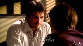 Castle  Castle Gets Interviewed By Beckett HD [upl. by Ylrebnik862]