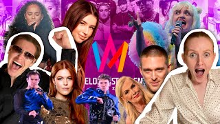 LETS REACT to MELODIFESTIVALEN 2024🇸🇪  ALL PARTICIPANTS REACTION  RECAP EUROVISION [upl. by Anirehc]