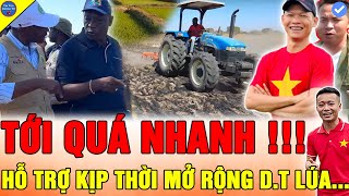 🔴NỨC LÒNG Team Quang Linh Vlogs THIẾT BỊ HỖ TRỢ TRỒNG LÚA BẢN LÀNG CHÂU PHI SẼ ĐẾN DỒN DẬP [upl. by Nichol66]