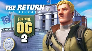 Our FIRST LOOK At Fortnite OG 2 [upl. by Ai]