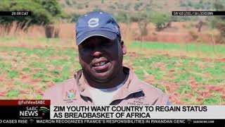 Zimbabwean youth determined to help their country regain the breadbasket of Africa status [upl. by Ihsakat314]