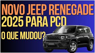 NOVO JEEP RENEGADE 2025 PCD MUDANÇAS INCRÍVEIS E POLÍTICA DE VENDA REVOLUCIONÁRIA [upl. by Mingche909]