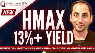 HMAX Hamilton Canadian Financials YIELD MAXIMIZER Covered Call ETF Review  13 Yield Big Banks [upl. by Gylys]