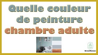 Quelle couleur de peinture pour chambre adulte [upl. by Viviyan]