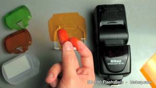 Nikon SB700  Color Filter Gels [upl. by Eniroc213]