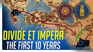 The First 10 Years  Divide Et Impera  Macedon v India Cinematic Gameplay [upl. by Alodie]