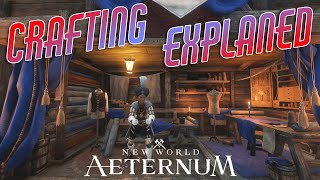 Crafting in New World Aeternum explained [upl. by Lacie]