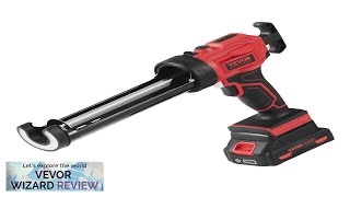 VEVOR Cordless Caulking Gun 10oz300ml 20V Electric Caulking Gun with 4 Adjustable Review [upl. by Keifer896]