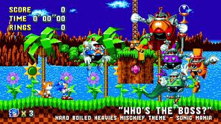 quotWhos the Bossquot HardBoiled Heavies Mischief Theme  Sonic Mania 16Bit Remix [upl. by Alysoun569]