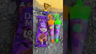 Swiss trupello chocolate amp dairy milk lolipop amp gems shorts dairymilk lollipop [upl. by Gnivre677]