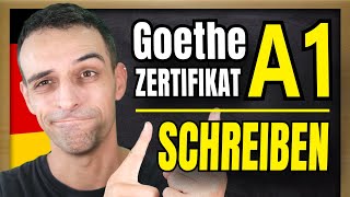 Goethe Zertifikat A1 SCHREIBEN  How to pass the written part  German A1 Goethe Exam [upl. by Akenihs]