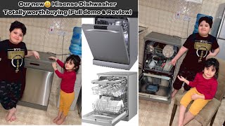 Hisense Dishwasher  how does dishwasher work Totally worth buying Full demo amp Review [upl. by Darrej492]