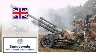 Artillery of the NATO quotSpearhead Forcequot demonstrates firepower  Bundeswehr [upl. by Issy]