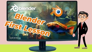 Explanation of the Blender program  First lesson  Downloading Blender  Blender [upl. by Smaj730]