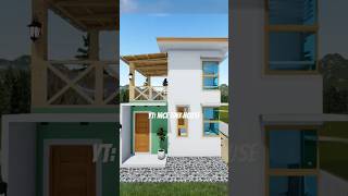 Modern Tiny House Design Idea  40 sqm floor area housedesign pinoyhouse shorts [upl. by Nnahgaem945]