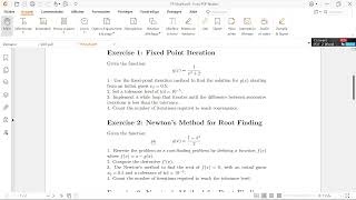 AnaNum TP1 fixed Point amp Newton Method [upl. by Thorvald476]