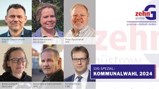 Livestream 10G Güstrow Mai Vortrag 2024  KommunalwahlSpezial im quotDasStudioZweiquot in Güstrow [upl. by Ledniahs]