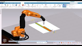 Tecnomatix Process Simulate  Paint Application Tutorial [upl. by Dlanar]