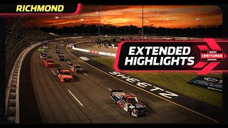 NASCAR Craftsman Truck Series Extended Highlights from Richmond  NASCAR [upl. by Ralyt]