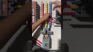 Circuit breaker connection with busbar electricpanel [upl. by Nyasuh943]