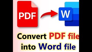 How to Convert PDF to Word for Free  pdf to word converter  How to Convert PDF to Word  2024 [upl. by Service]