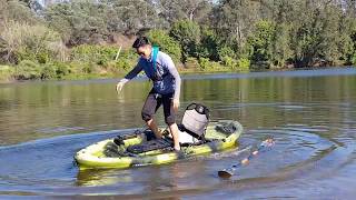 Kayaks2Fish NextGen 10 Fishing Kayak Stability Test Sydney Australia  2021 [upl. by Ttevi47]