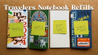 My Favorite Travelers Notebook Journal Inserts [upl. by Charteris]