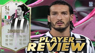 94 SHAPESHIFTERS ICON ZAMBROTTA SBC PLAYER REVIEW  FIFA 23 Ultimate Team [upl. by Adleme]