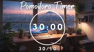 🎧 3010 Pomodoro Timer🍵🌸Calming Lofi Beats for Study amp Focus ✨ Pomodoro Station [upl. by Hepsiba]