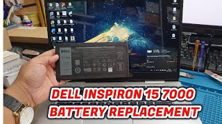 How To Replace Battery On Dell Inspiron 15 7000 [upl. by Ysdnil]