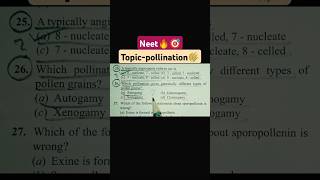 Topic pollinationneetneetmcqs [upl. by Nicol]