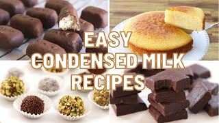 5 Easy Condensed Milk Recipes [upl. by Pazit535]