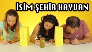 İsim Şehir Hayvan Oynadık  Cezalı Oyun [upl. by Phyl]