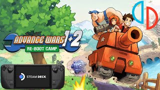 Advance Wars 12 ReBoot Camp Steam Deck Gameplay Yuzu [upl. by Vihs873]