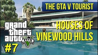 The GTA V Tourist Houses of Vinewood Hills  Part 7 Lake Vinewood Estates area [upl. by Sug]