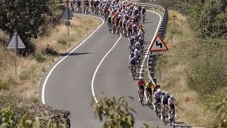 Vuelta a España  4ª etapa Plasencia  Pico Villuercas [upl. by Chappy]