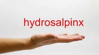 How to Pronounce hydrosalpinx  American English [upl. by Vannie]