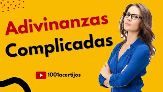 Adivinanzas MUY DIFÍCILES con respuestas 1001acertijos [upl. by Notrab]