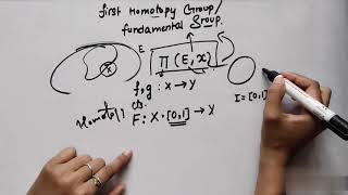 Homotopy first hompoty groupfundamental group [upl. by Janice]