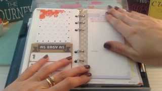 Filofax Personal Calipso as Wallet amp Food Diary [upl. by Goodkin]