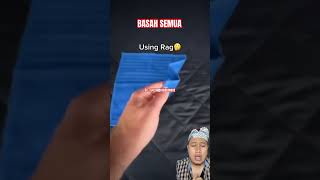 BASAH SEMUA 🥴🥰 diy blanket cleaning comfortblanket cleaninghacks [upl. by Justin]