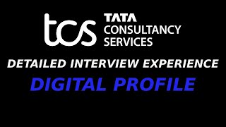 TCS Interview Experience 2024  On Campus Digital Profile  Preparation Resources and Tips [upl. by Romaine]