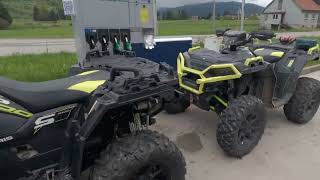 Polaris Sportsman 1000 S  Scrambler 1000 S Vožnja Kupjakom [upl. by Gavrilla131]